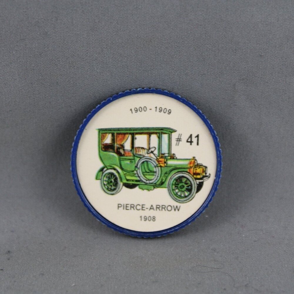 Jello Car Coins - # 41 of 200 - The Pierce-Arrow (1908)